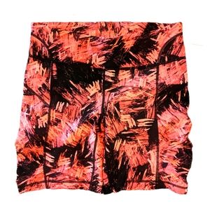 Calvin Klein Performance Womens Athletic Shorts Pink Black Size Small NWOT